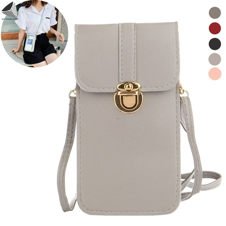 PULLIMORE Touch Screen Cell Phone Purse Pouch for Women Small