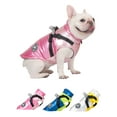thumbnail image 1 of PULLIMORE Warm Dog Coat, Dog Cold Weather Snow Jacket Vest Waterproof Windproof Winter Pet Clothes for Small Medium Large Dogs (Pink,L), 1 of 10