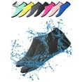 thumbnail image 1 of PULLIMORE Water Skin Sports Shoes Barefoot Quick-Dry Aqua Beach Yoga Stripe Socks Slip-on For Men Women Kids "Black,L", 1 of 7