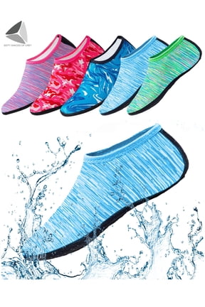 Water Sports Socks Barefoot Quick-Dry Aqua Beach Socks Slip-on for Men Women Kids for Swim Surf Yoga Exercise