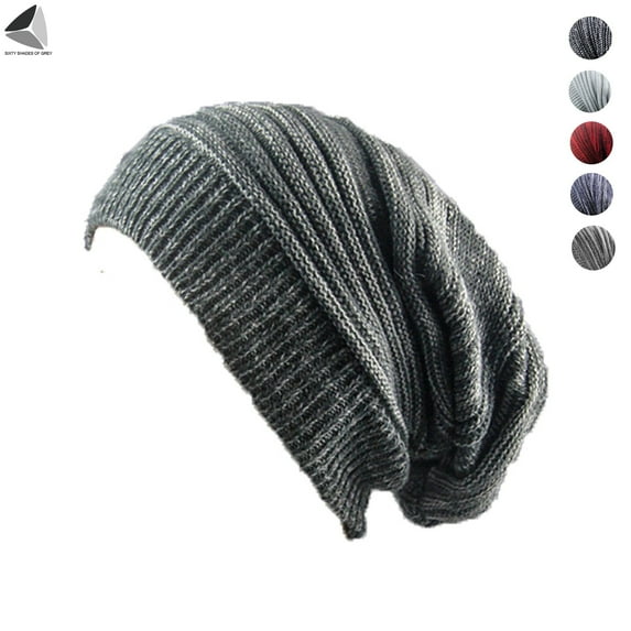 PULLIMORE Winter Warm Beanie Hats for Women Casual Knit Skully Caps for Running Skiing Work School (Gray)