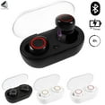 thumbnail image 1 of PULLIMORE Wireless Earbuds Bluetooth 5.0 Headphone TWS True Stereo Headset with Charging Box (White + Pink）, 1 of 9