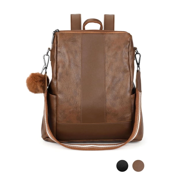 PU Leather Anti-theft Fashion Backpack Purse Ladies Satchel Shoulder Bag Amazon.com: CLUCI Backpack Purse for Women Black Leather  main image 3