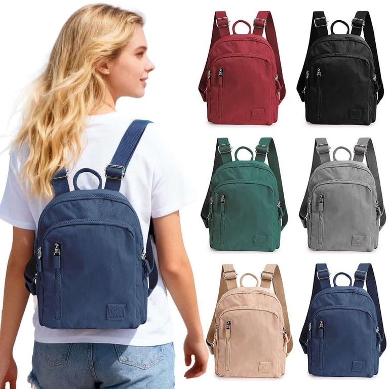fashion mini travel backpack ZGWJ Leather Purse Bowknot Small Backpack Cute Casual Daypacks for Women(3-Pieces) Beige : Clothing, Shoes & Jewelry Nylon Optional Tas Mini Fashion Backpack Fashion