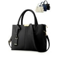 thumbnail image 1 of PULLIMORE Women Satchel Handbags Large PU Leather Shoulder Bags Top Handle Totes Briefcase Work Bag (Black), 1 of 11