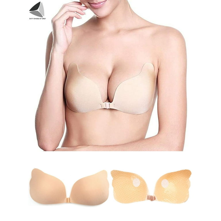 The Natural Womens Invisible Adhesive Bra : : Clothing, Shoes &  Accessories