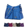 thumbnail image 1 of PULLIMORE Women Shoulder Handbag Casual Multiple Pockets Bag Ladies Crossbody Purse Fashion Tote Top Handle Satchel (Blue), 1 of 10