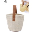 thumbnail image 1 of PULLIMORE Women Summer Straw Beach Bag Buckets Totes Handbag Shoulder Bag Tote Bag Handbag (Beige), 1 of 10