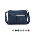 thumbnail image 1 of PULLIMORE Women's Crossbody Bag Multi-Pocket Shoulder Bag Waterproof Nylon Messenger Purse（Navy）, 1 of 10