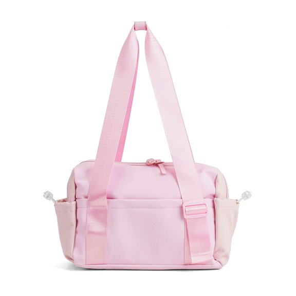 PULLIMORE Women's Gym Bag - Small Workout Duffel with Waterproof Pocket, Adjustable Strap, 5 Colors (Pink)
