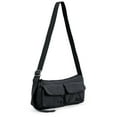 thumbnail image 1 of PULLIMORE Women's Lightweight Nylon Shoulder Bag - Water-Repellent, Adjustable Crossbody Strap(Black), 1 of 6