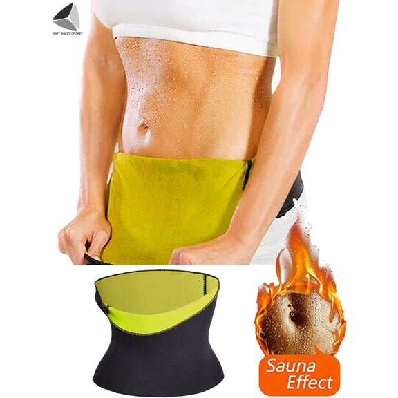 PULLIMORE Women’s Sauna Waist Tranier Neoprene Sweat Wasit Trimmer Belt Body Shaper (Size S)