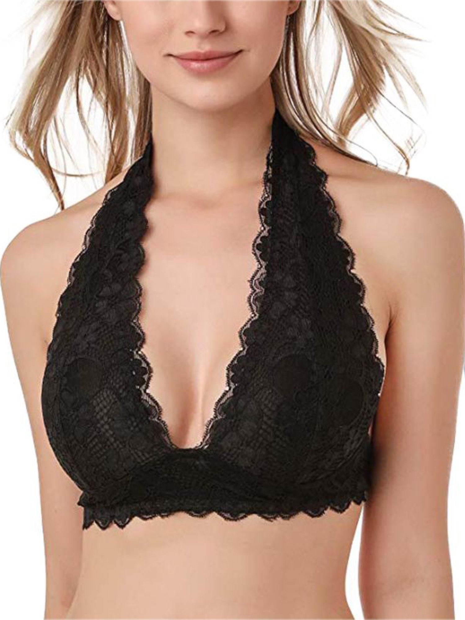 Looking For More Lace Bralette - Black