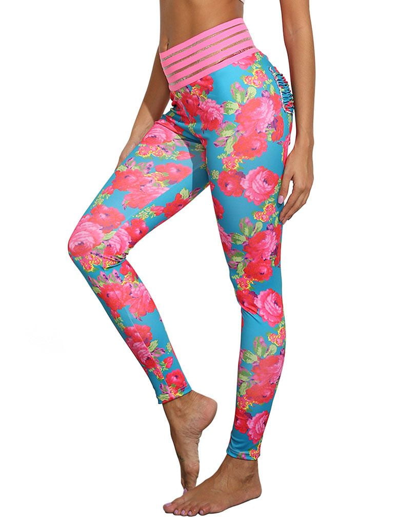  Floral Abstract Pastel Copy Space Butt Lift Yoga Pants for Women  Outfits Buttery Soft Leggings for Women X-Small Multicolor : Clothing,  Shoes & Jewelry