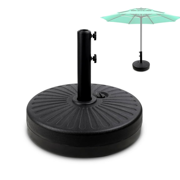 PULNDA 6 HDPE Plastic Patio Umbrella Base, Stable