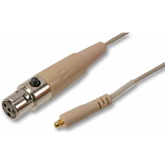 PULSE - 4 Pin Mini XLR Headset Microphone Cable, Beige