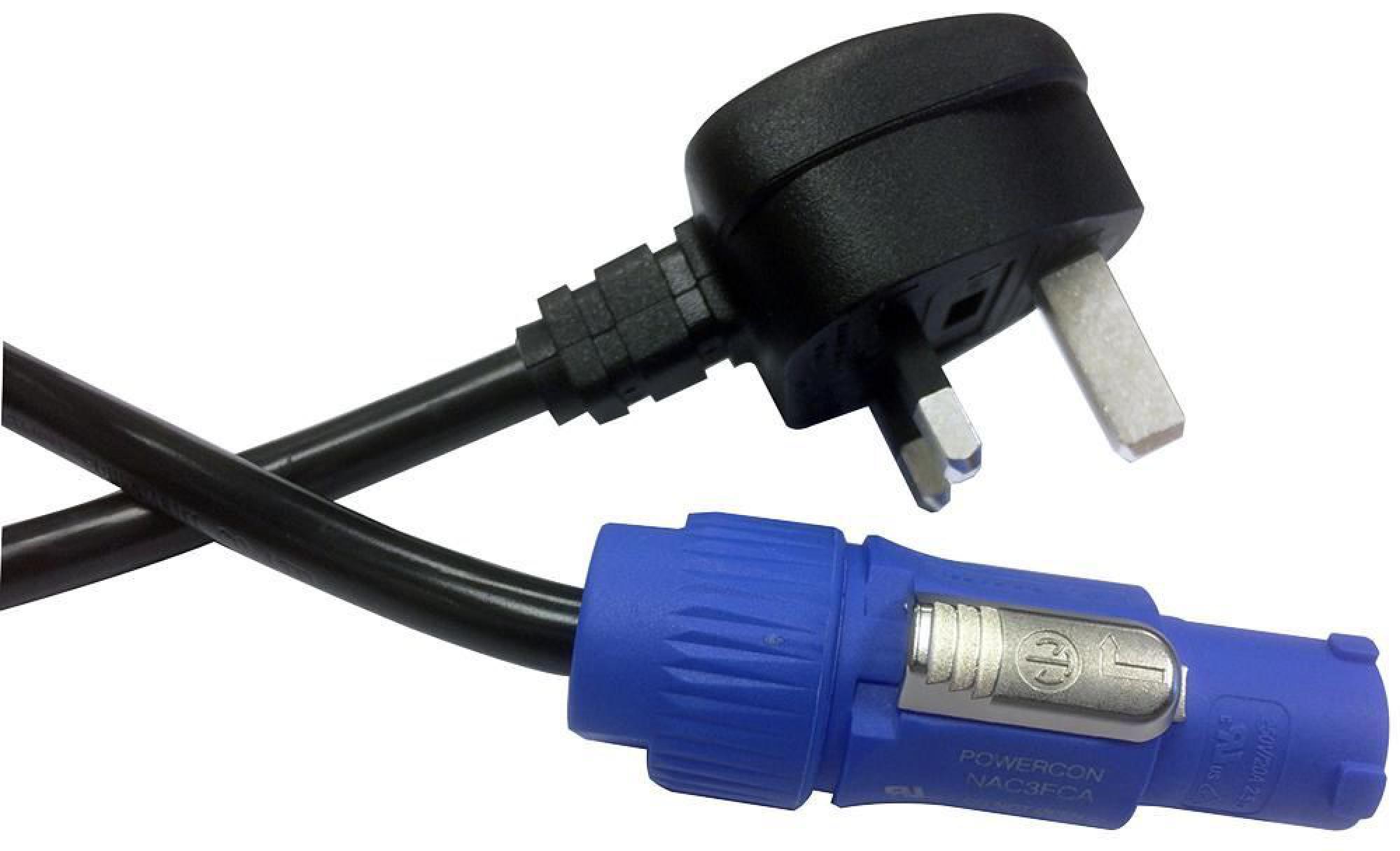 PULSE - 5m UK 13A Mains Plug to Neutrik PowerCON Lead - Walmart.com