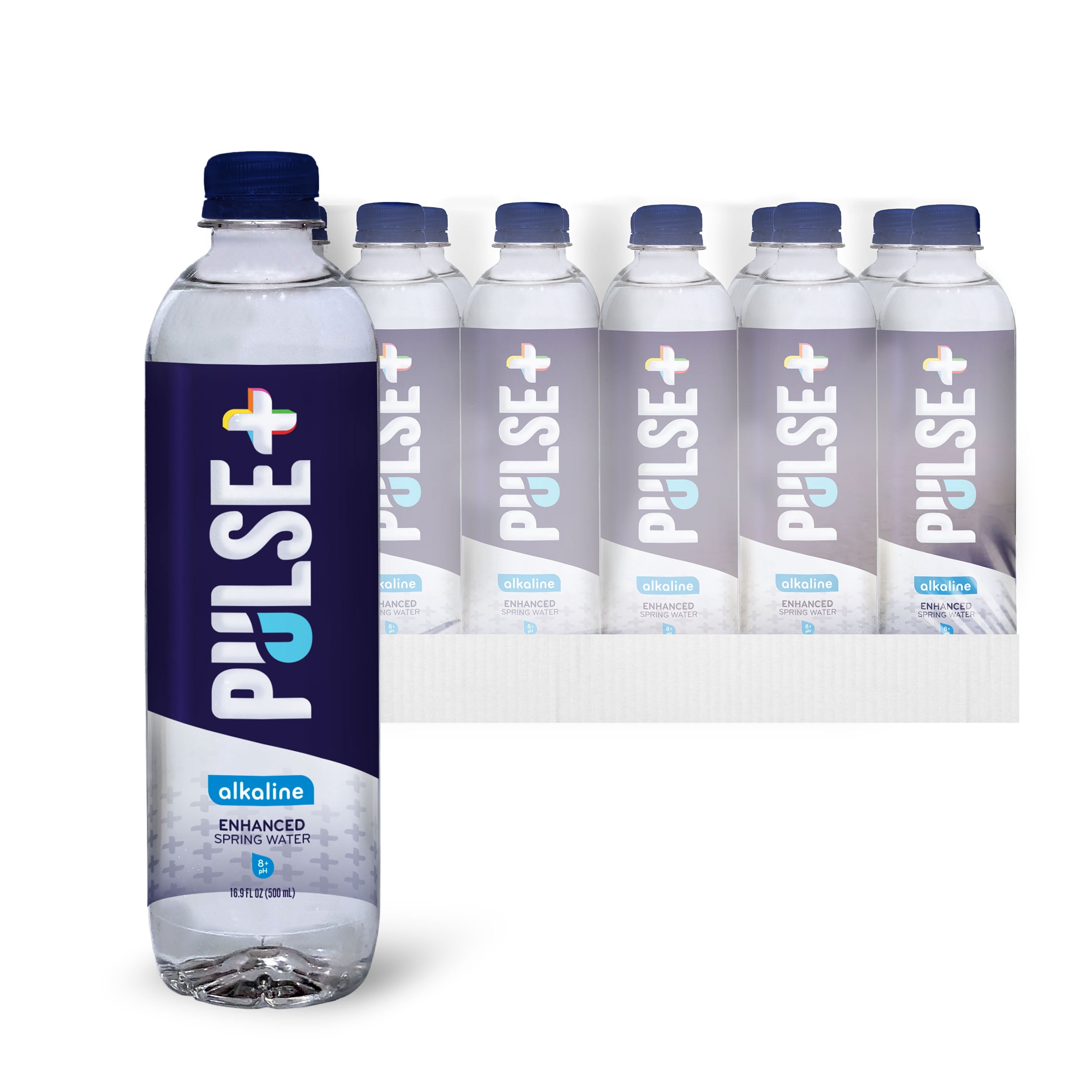 PULSE+ Alkaline Enhanced Spring Water - Naturally Filtered Spring Water ...