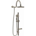 thumbnail image 1 of AquaRain 8-in Rain Showerhead Shower System with Adjustable Slide Bar and Multi-function Handshower Brushed Nickel, 1 of 6