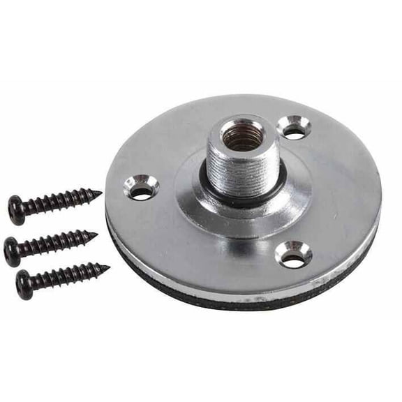 PULSE - Gooseneck Microphone Flange Mount, Chrome