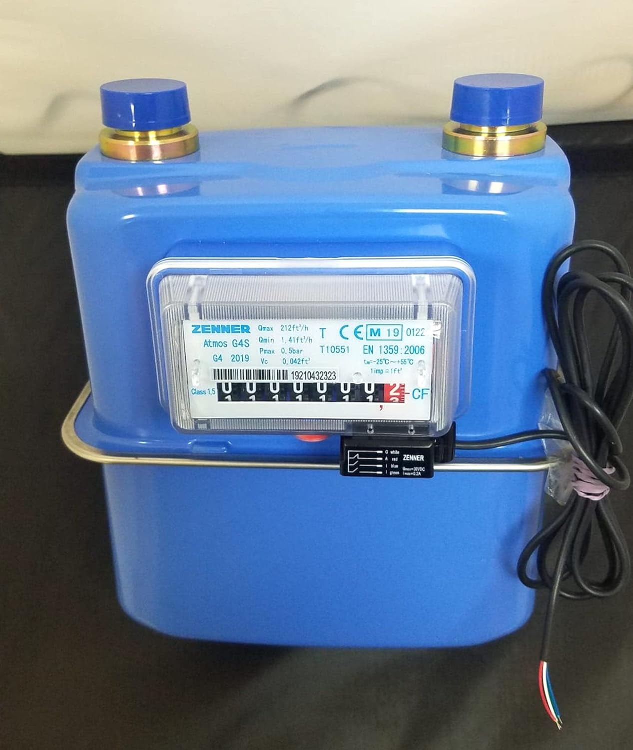 Pulse Output 3/4" Gas Meter G4 Propane Natural Gas SUBMETER 436,000 BTU