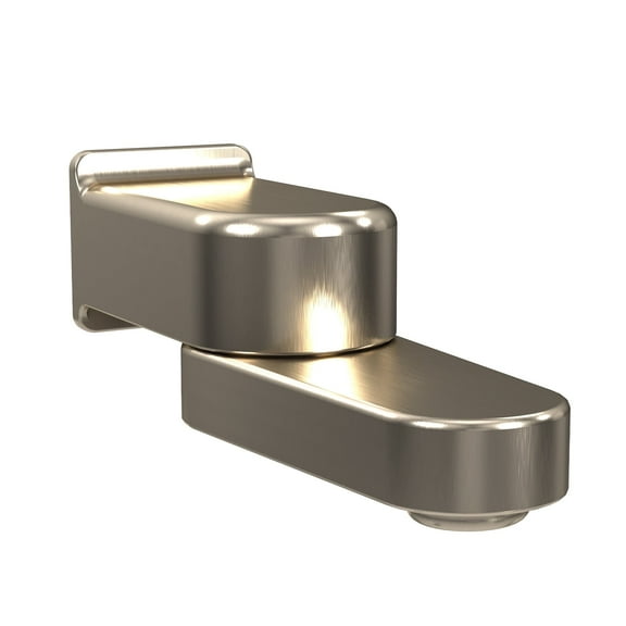 Fold-Away Bath Tub Spout with Diverter - Brushed Nickel Finish - All Metal Bathtub Spout with Diverter | Contemporary Design | Space-Saving | Universal Connection | 7" Overall Length Folds to 4"