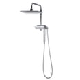 thumbnail image 1 of AquaPower 11-in Rain Showerhead Shower System with Pivoting Shower Arm and PULSE AquaPower Spray Chrome, 1 of 4