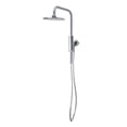 thumbnail image 1 of Aquarius 8-in Rain Showerhead Shower System with Pivoting Shower Arm and Magnetic Handshower Holder Chrome, 1 of 6