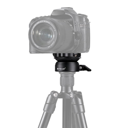 QKOO 1/4 inch Thread Dome Professional Tripod Leveling Head Base with Bubble Level