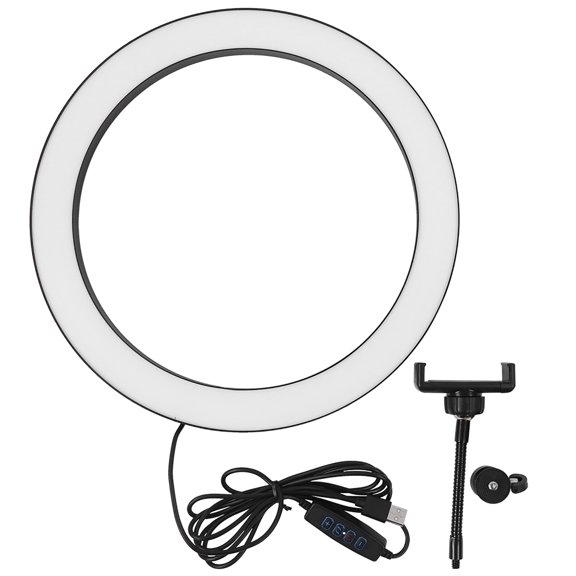 PULUZ 12in Mobile Phone Live Broadcast LED Ring Light Fill Light with 1/4in Screw Hole