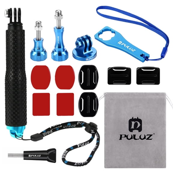 QKOO 16 in 1 CNC Metal Accessories Combo Kits (Screws + Surface Mounts + Tripod Adapter + Pole +