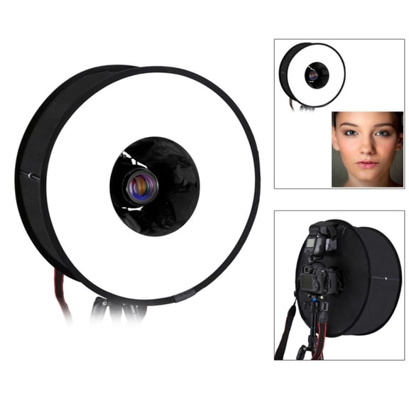 PULUZ 17.7 inches (45 cm) Round Style Softbox Speedlight Flash Light Shoot Soft Box Foldable Diffuser for Photography