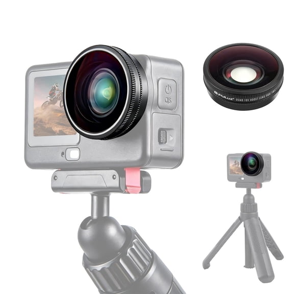 PULUZ 185 Degree Wide Angle FOV Boost Lens for DJI Osmo Action 6