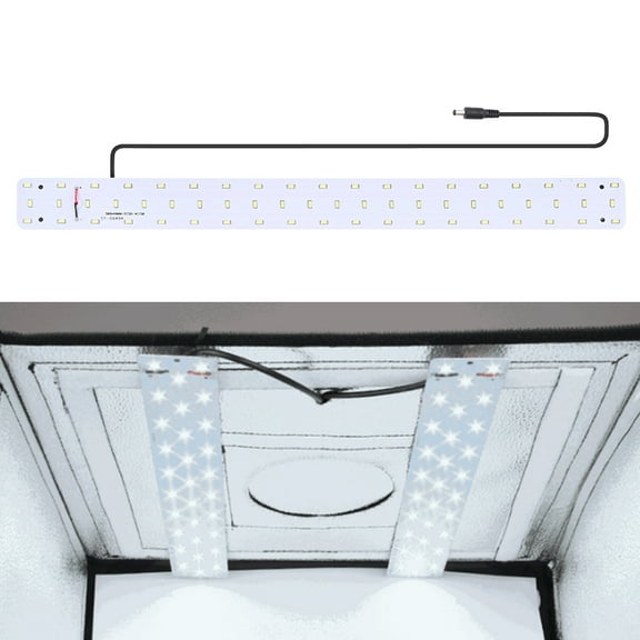 PULUZ 30W 1690LM 60 LEDs SMD 5730 5500K Aluminum Base Light Panel for 60cm Studio Tent