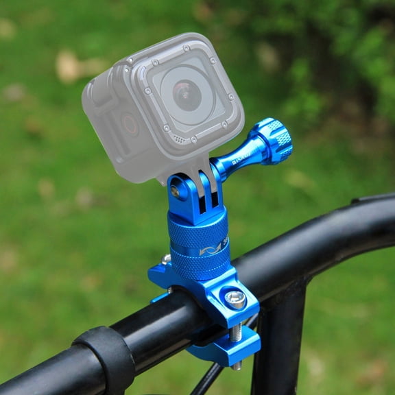 PULUZ 360 Degree Rotation Bike Aluminum Handlebar Adapter Mount with Screw for GoPro, Insta360,