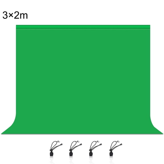 QKOO 3m x 2m Photography Background Thickness Photo Studio Background Cloth Backdrop
