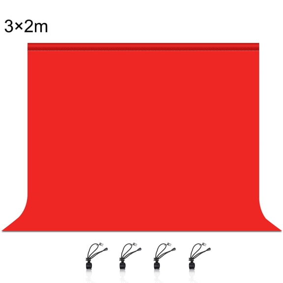 QKOO 3m x 2m Photography Background Thickness Photo Studio Background Cloth Backdrop