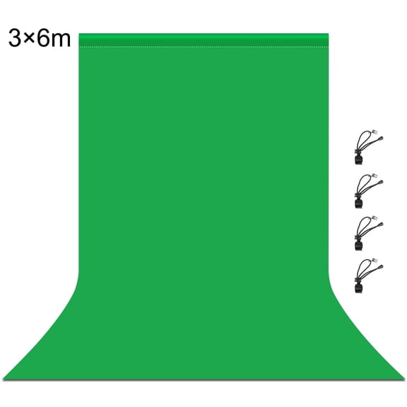 QKOO 3m x 6m Photography Background Thickness Photo Studio Background Cloth Backdrop