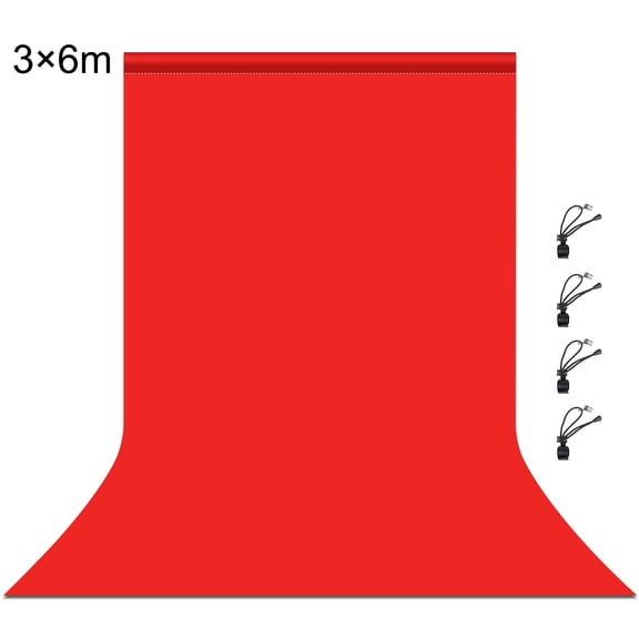 QKOO 3m x 6m Photography Background Thickness Photo Studio Background Cloth Backdrop