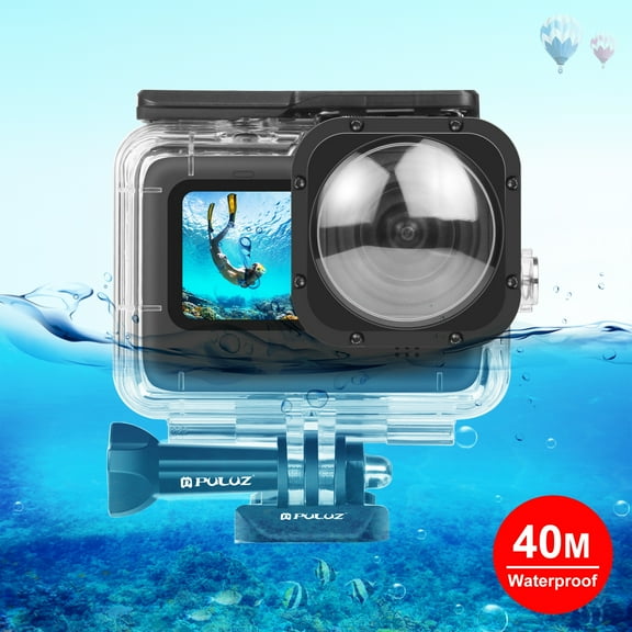 PULUZ 40m Waterproof Housing Protective Case with Buckle Basic Mount & Screw for GoPro HERO12 /11
