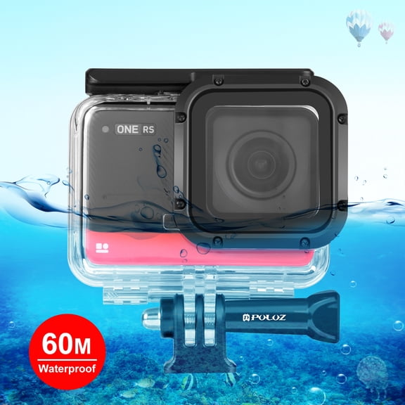 PULUZ 60m Underwater Depth Diving Case Waterproof Camera Housing for Insta360 One RS 4K