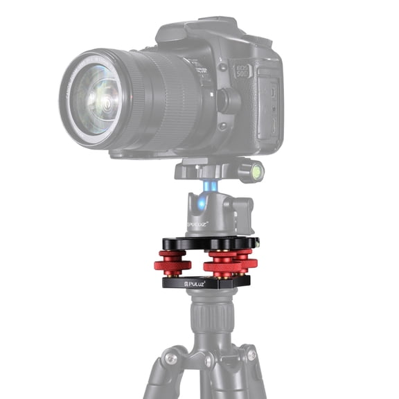 QKOO Aluminum Alloy Adjustment Dials Leveling Base Ball Head for Camera Tripod Head