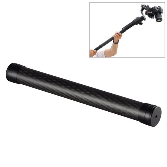 PULUZ Carbon Fiber Extension Monopod Pole Rod Extendable Stick for DJI / MOZA / Feiyu V2 / Zhiyun