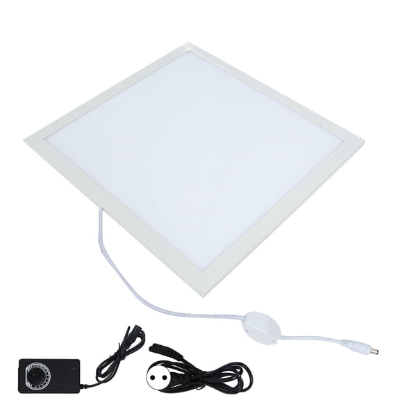 PULUZ LED Photography Shadowless Bottom Light Warm White Adjustable Panel Photo Fill Lamp AC 100240V 38x38cm EU Plug