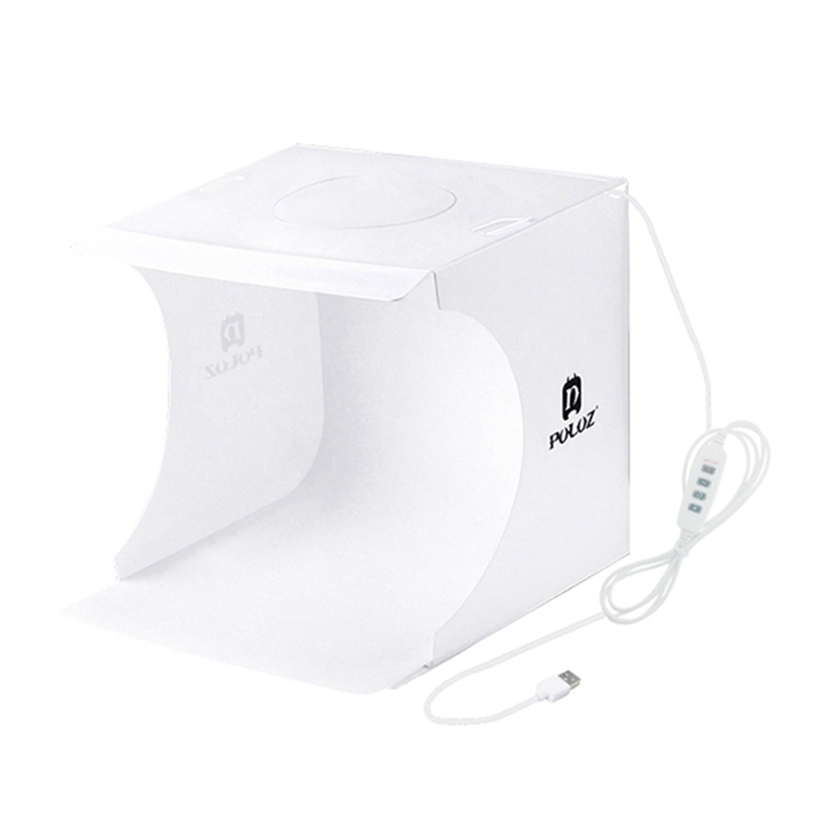 PULUZ Mini Folding Lightbox Photography Photo Studio LEDs Panel Light Soft Box Photo Background