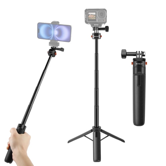 QKOO Mini Magnetic Quick Release Selfie Stick Tripod