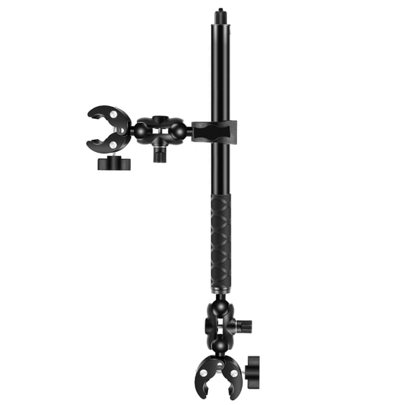 PULUZ Motorcycle Handlebar Mount & 59-inch Selfie Stick Kit for Insta360 X4/X3/X2, GoPro Hero 12/11/10