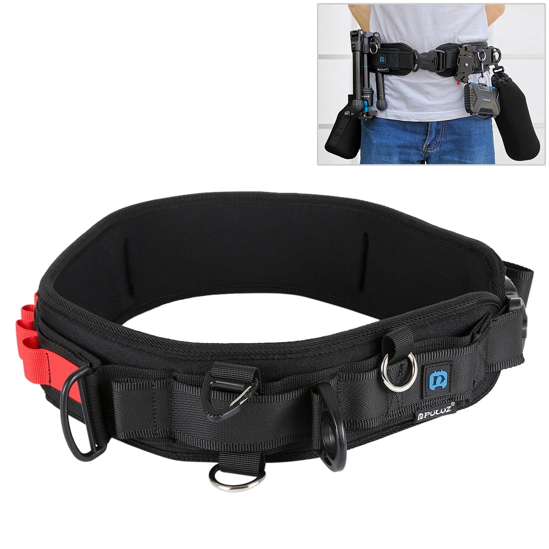 PULUZ Multi-functional Bundle Waistband Strap Belt with Hook  display picture 3