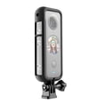 thumbnail image 1 of PULUZ PC Protective Frame for Insta360 ONE X2, with Adapter Mount & Screw(Black), 1 of 8