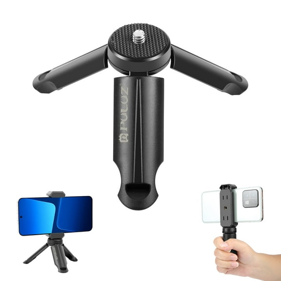 PULUZ Portable Folding Plastic Tripod for Cell Phones